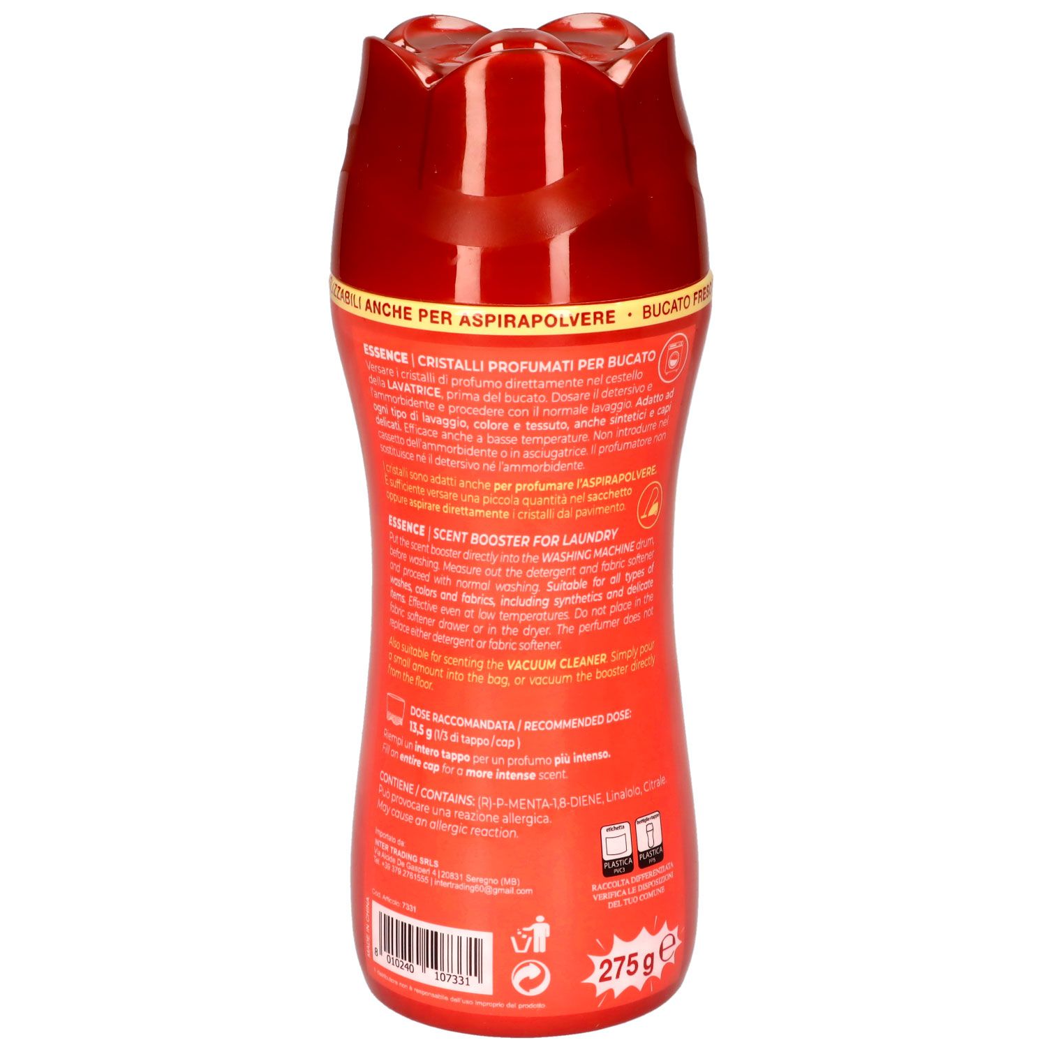 Essenza Cristalli Primavera - Lavatrice 275Gr