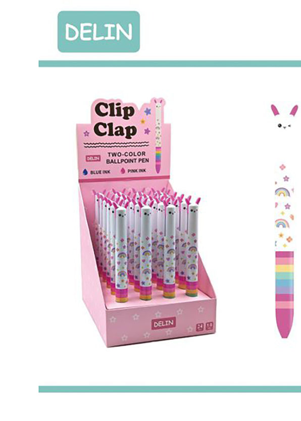 Penna doppio colore Delin