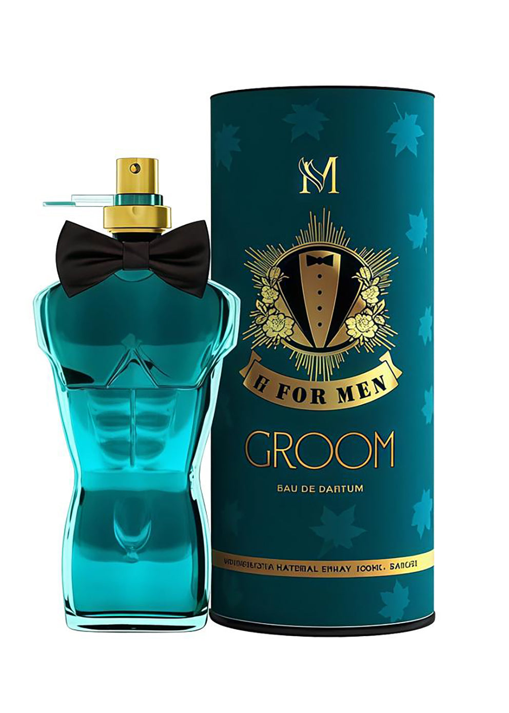 M by Marmar Groom Eau de Toilette Spray per Uomo, Fragranza Orientale Fougère, Flacone Classico da 3,4 fl oz, Ottimo Regalo per Tutti i Tipi di Pelle