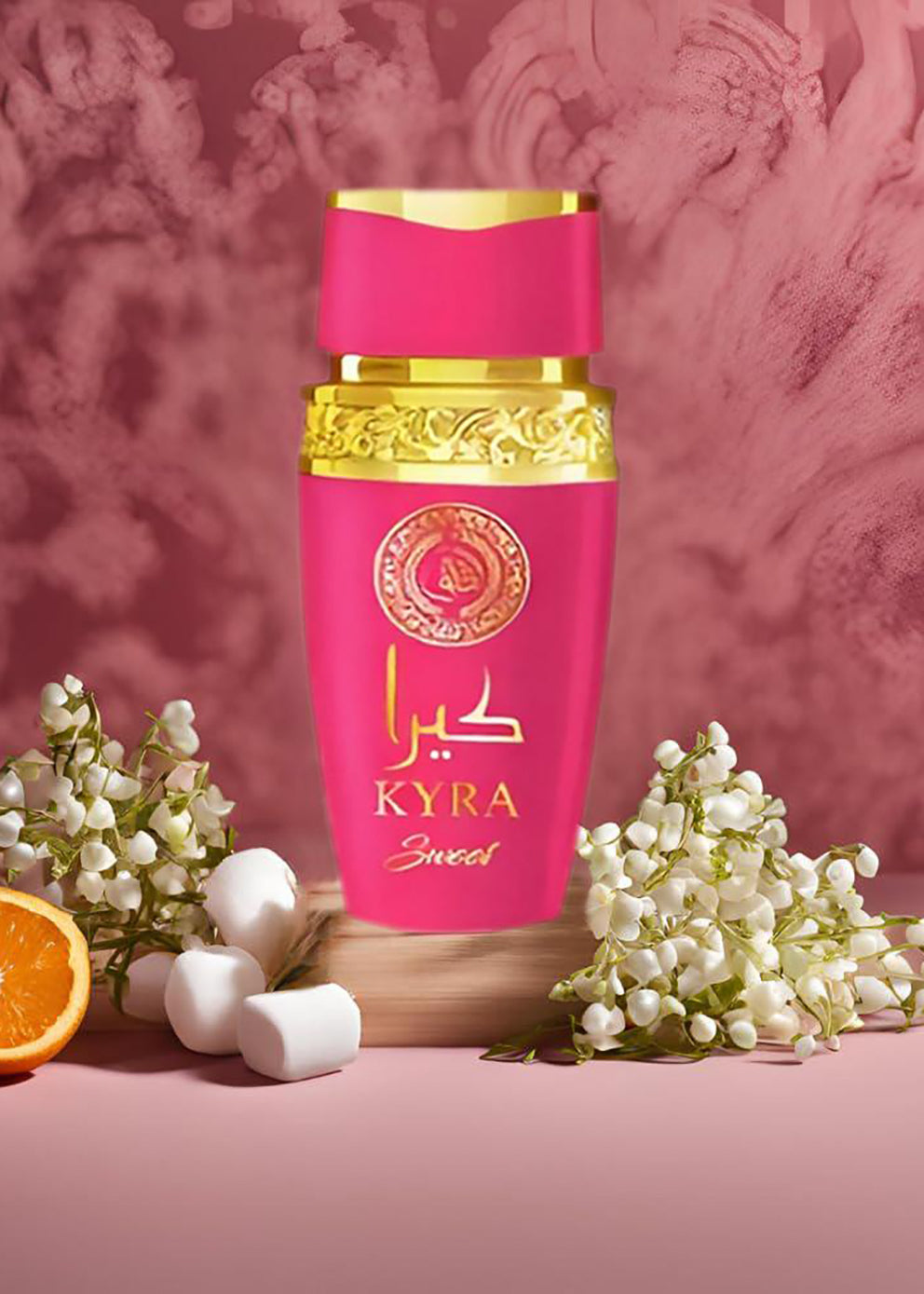 KYRA Sweet - 芳香持久女士香水,100 毫升,香草果花香,持久淡香水