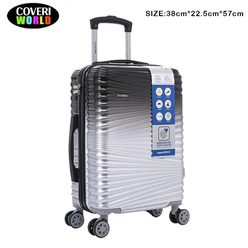 COVERI WORLD 坚固的聚碳酸酯包装,带框架和 8 个 28 英寸、20 英寸、24 英寸