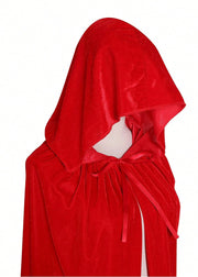 mantello halloween rosso 130-155cm