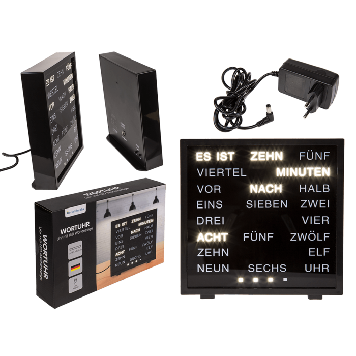 Orologio con indicazione in lingua tedesca