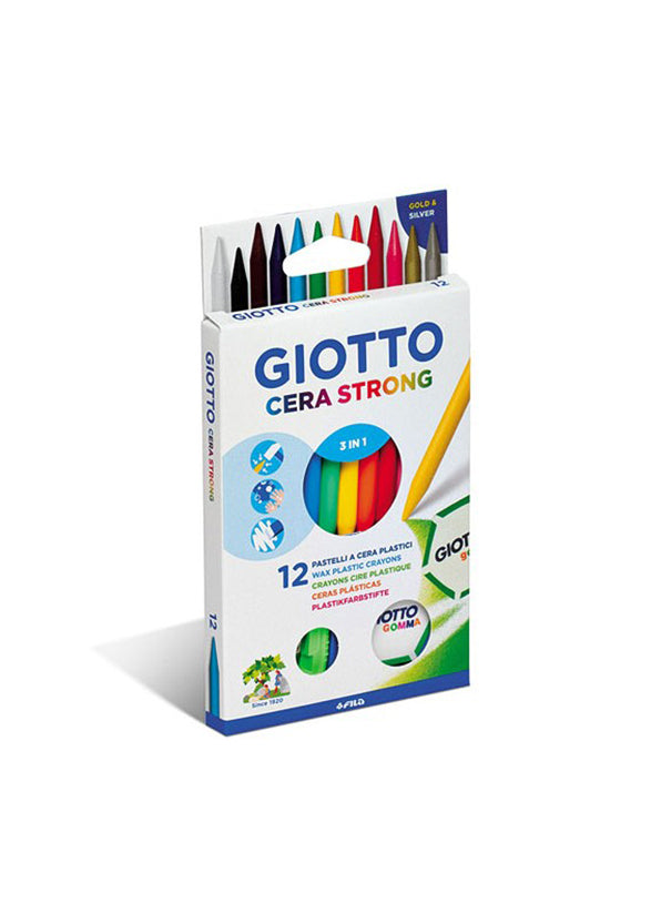 Pastelli a cera Giotto Strong 3 in 1 Giotto