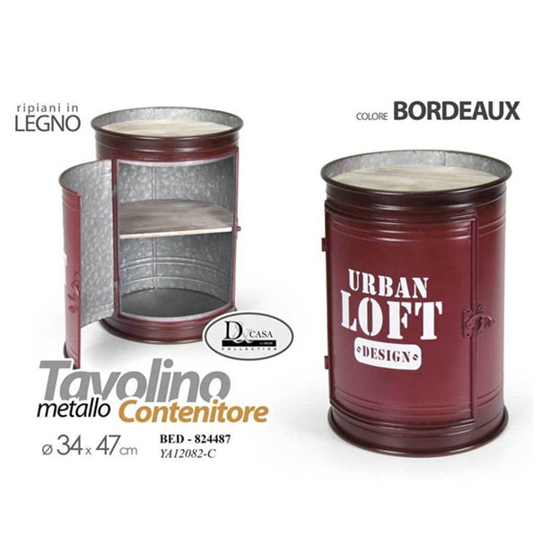 带金属门的床头柜 34x47 厘米