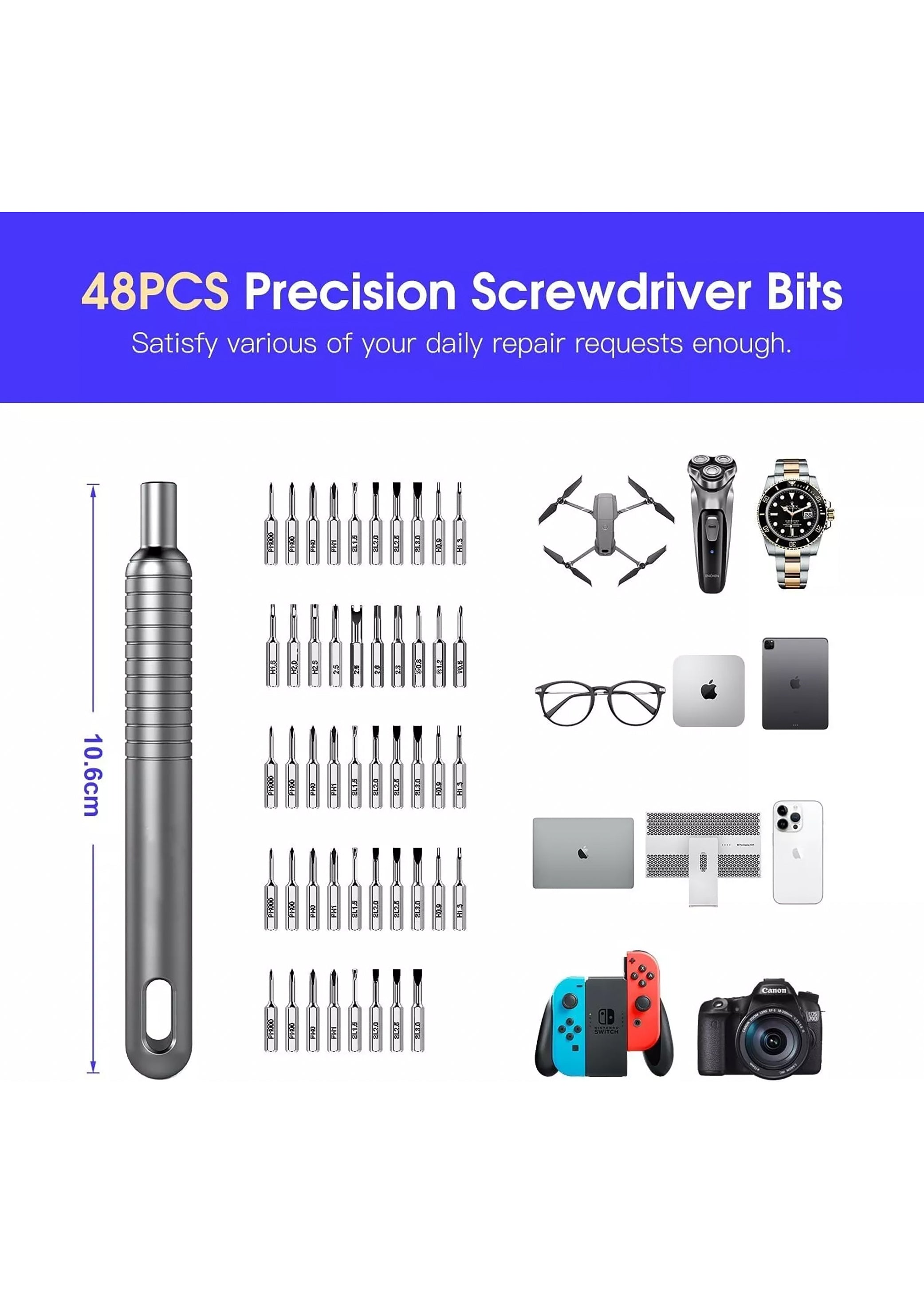 GREEN LYCA 51 in 1 Set di Cacciavite di Precisione, Set di Cacciavite Portatile