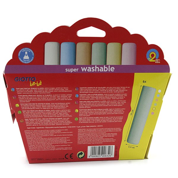 Set giotto bebe supergessetti da 6pz