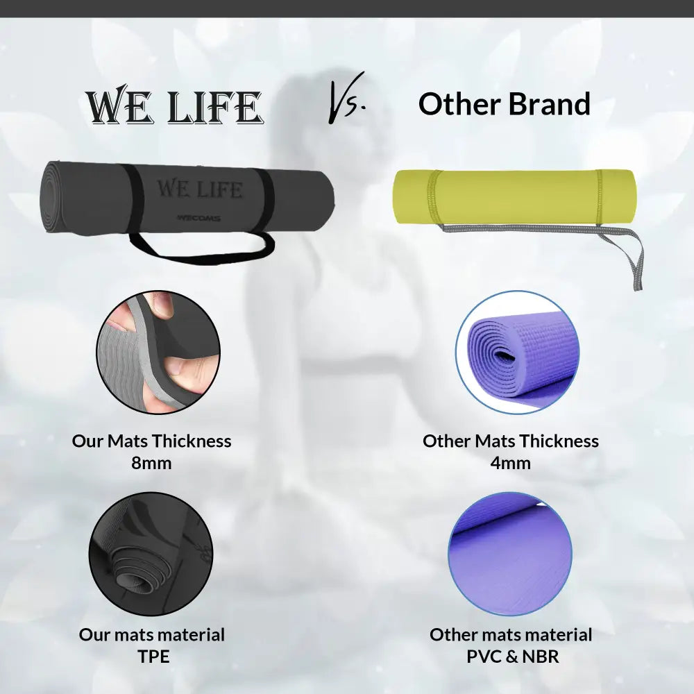 Tappeto joga professionale black SPORT