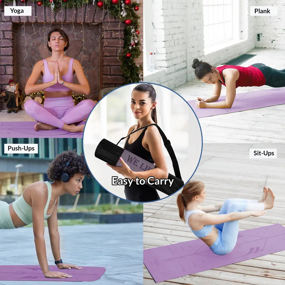 Tappeto joga professionale purple SPORT