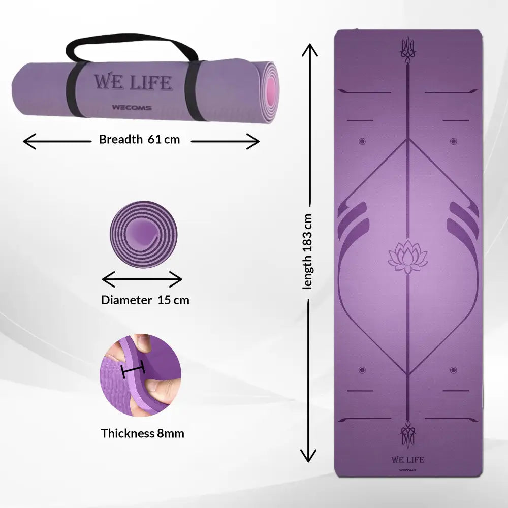 Tappeto joga professionale purple SPORT