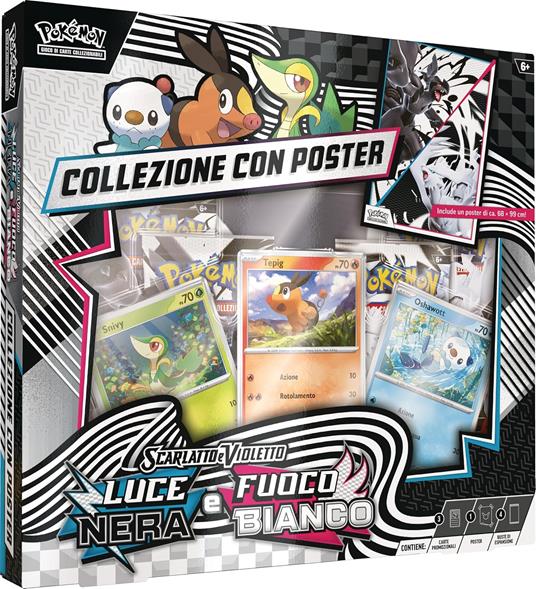 Collezione con Poster | Pokémon Scarlatto e Violetto: Luce Nera e Fuoco Bianco (ITA)
