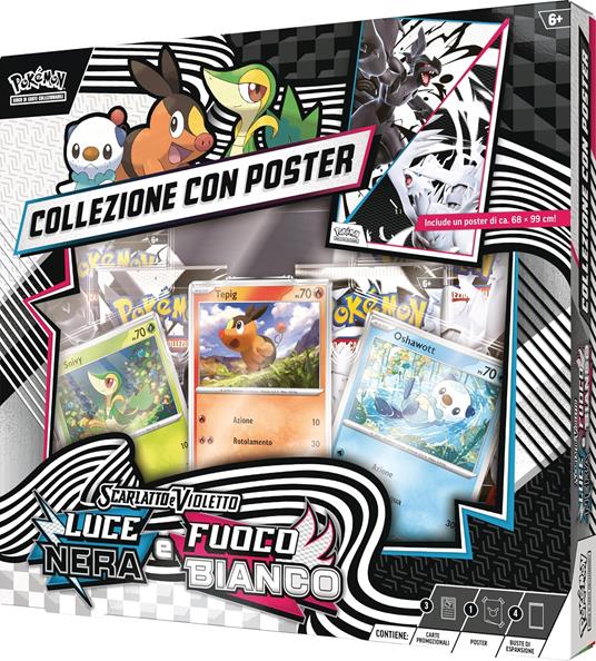 Collezione con Poster | Pokémon Scarlatto e Violetto: Luce Nera e Fuoco Bianco (ITA)