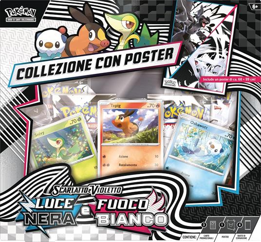 Collezione con Poster | Pokémon Scarlatto e Violetto: Luce Nera e Fuoco Bianco (ITA)