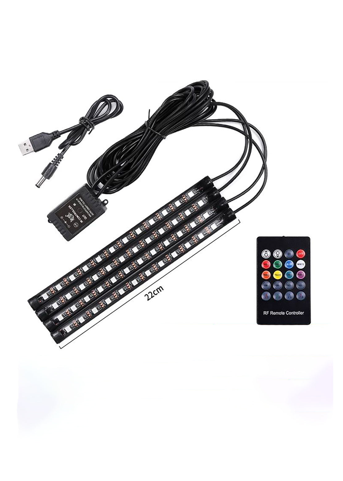 Car atmosfephere light with music control