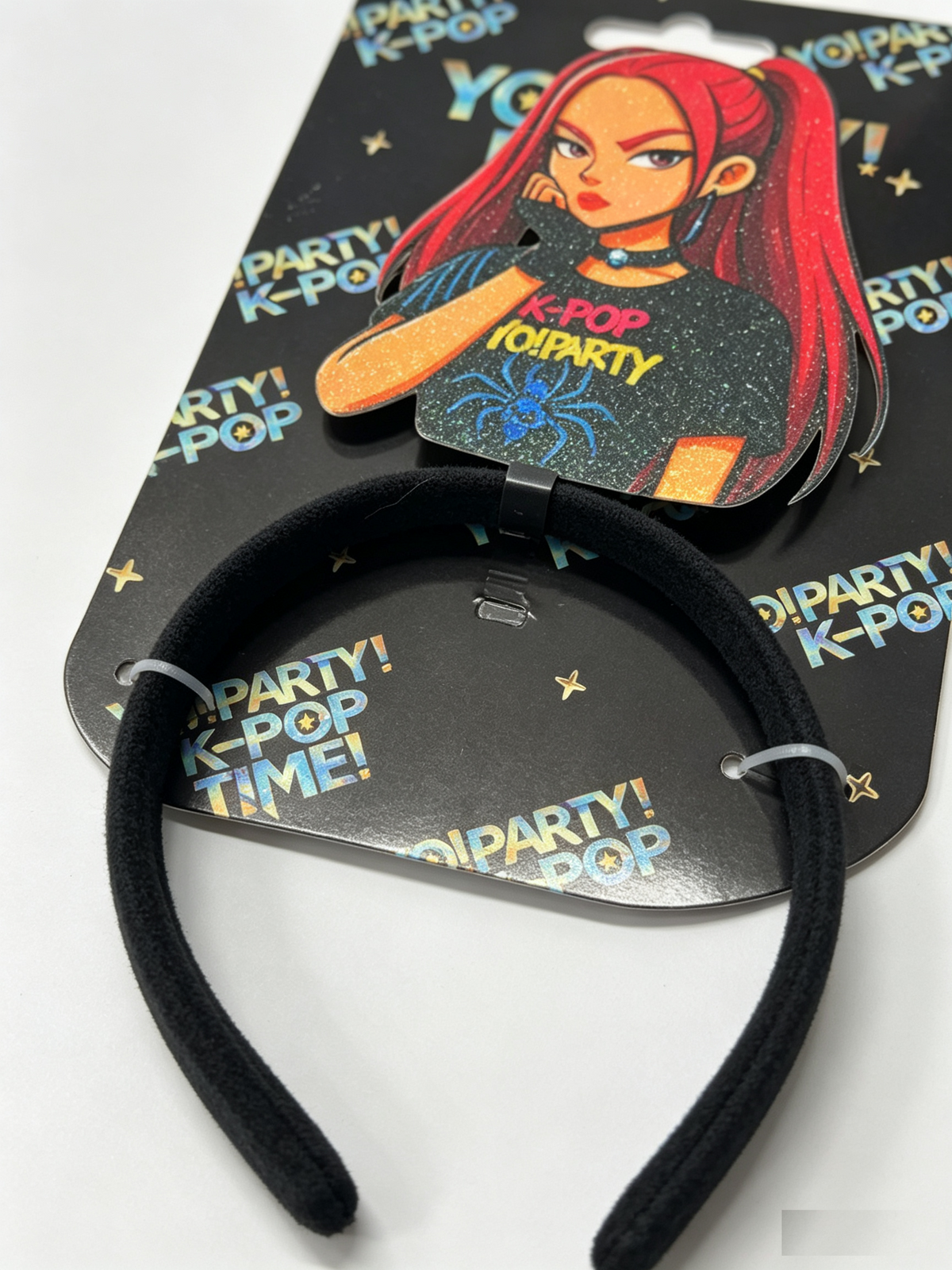 > Fascia per capelli con personaggio Zoey K‑Pop Demon Hunters, accessorio per feste, cosplay, Halloween