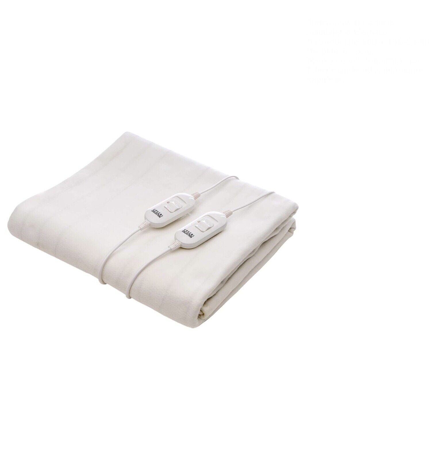 Scaldaletto elettrico coveri per letto ad 1 piazza misura 150x80cm con 3 temperature