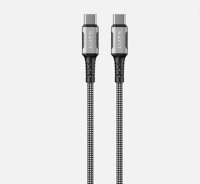 Havit Cable USB CB6297 Serie Móvil 1 metro con carga PD de 60 W y diseño magnético