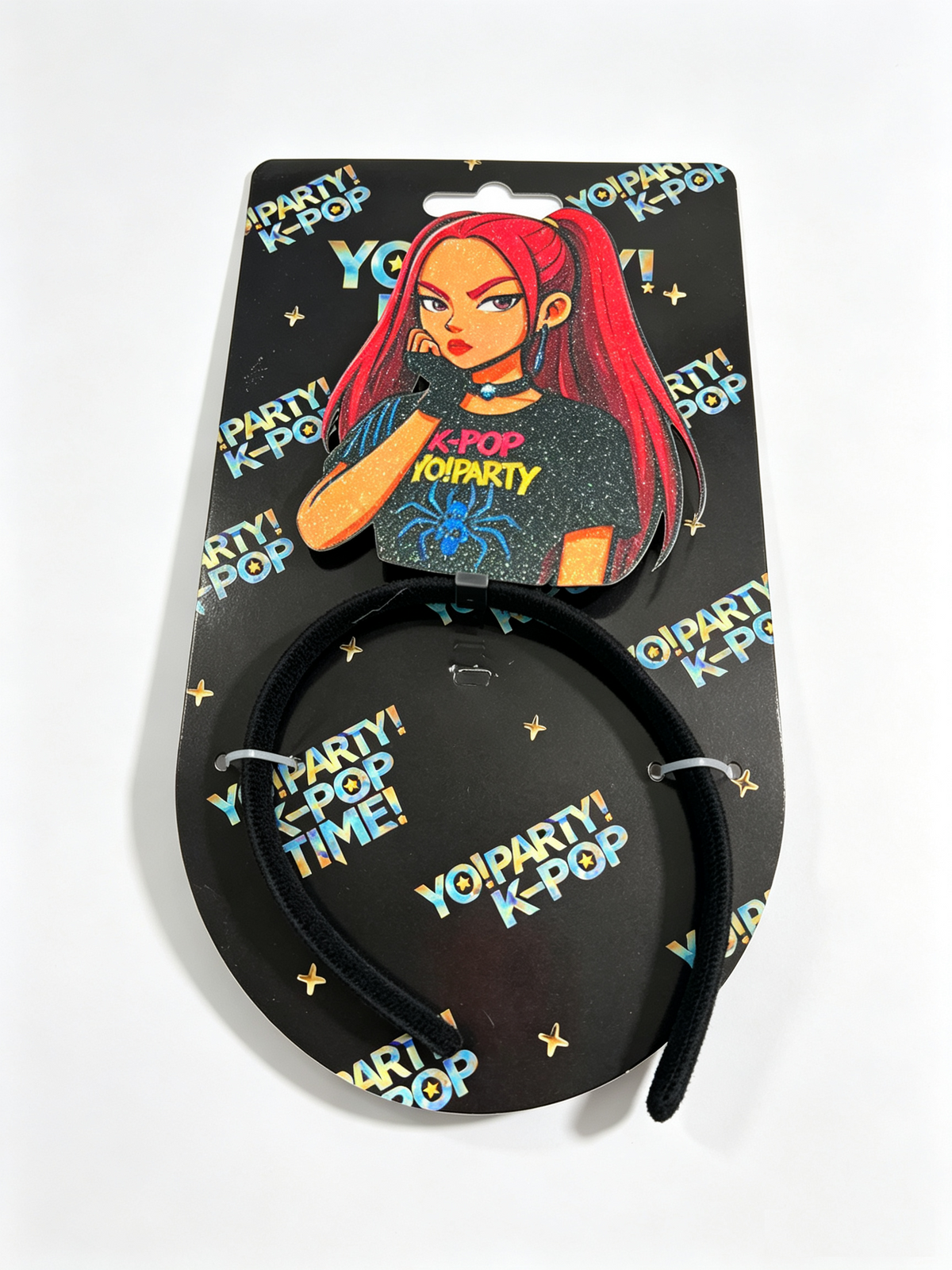 > Fascia per capelli con personaggio Zoey K‑Pop Demon Hunters, accessorio per feste, cosplay, Halloween