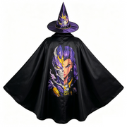 Cappello e Mantello Strega K-POP per Halloween, Set Costume per Bambini 120cm