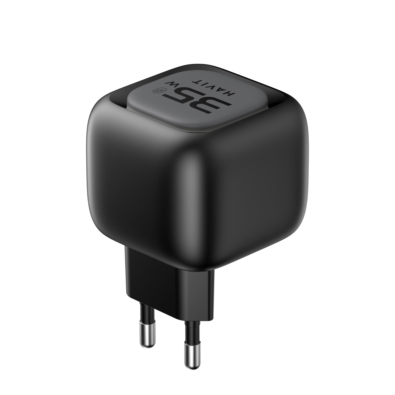 Caricabatterie da Rete con Cavo USB-C HAVIT UC251, 35W, 3A, 1 x USB-A - 1 x USB-C, Nero Grigio