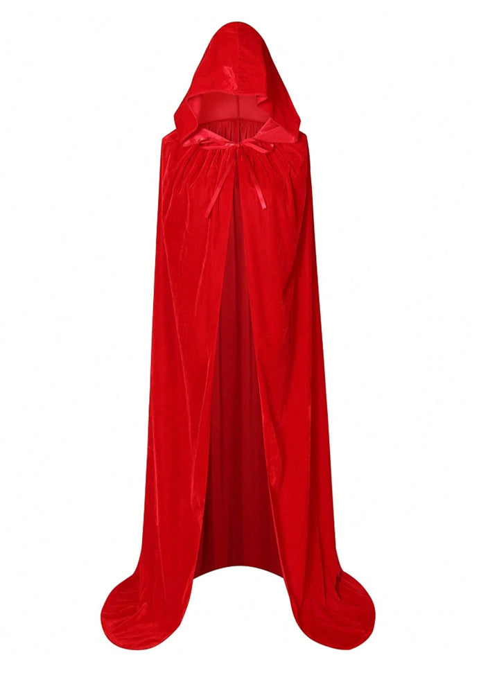 mantello halloween rosso 130-155cm