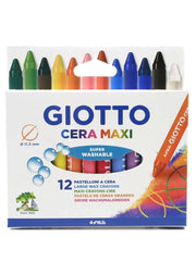 Pastelli a cera 12 colori giotto