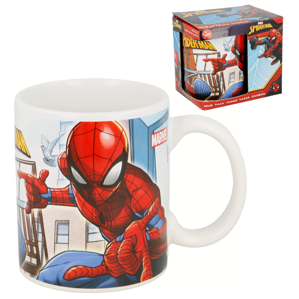 Tazza in ceramica da 325 ml spiderman