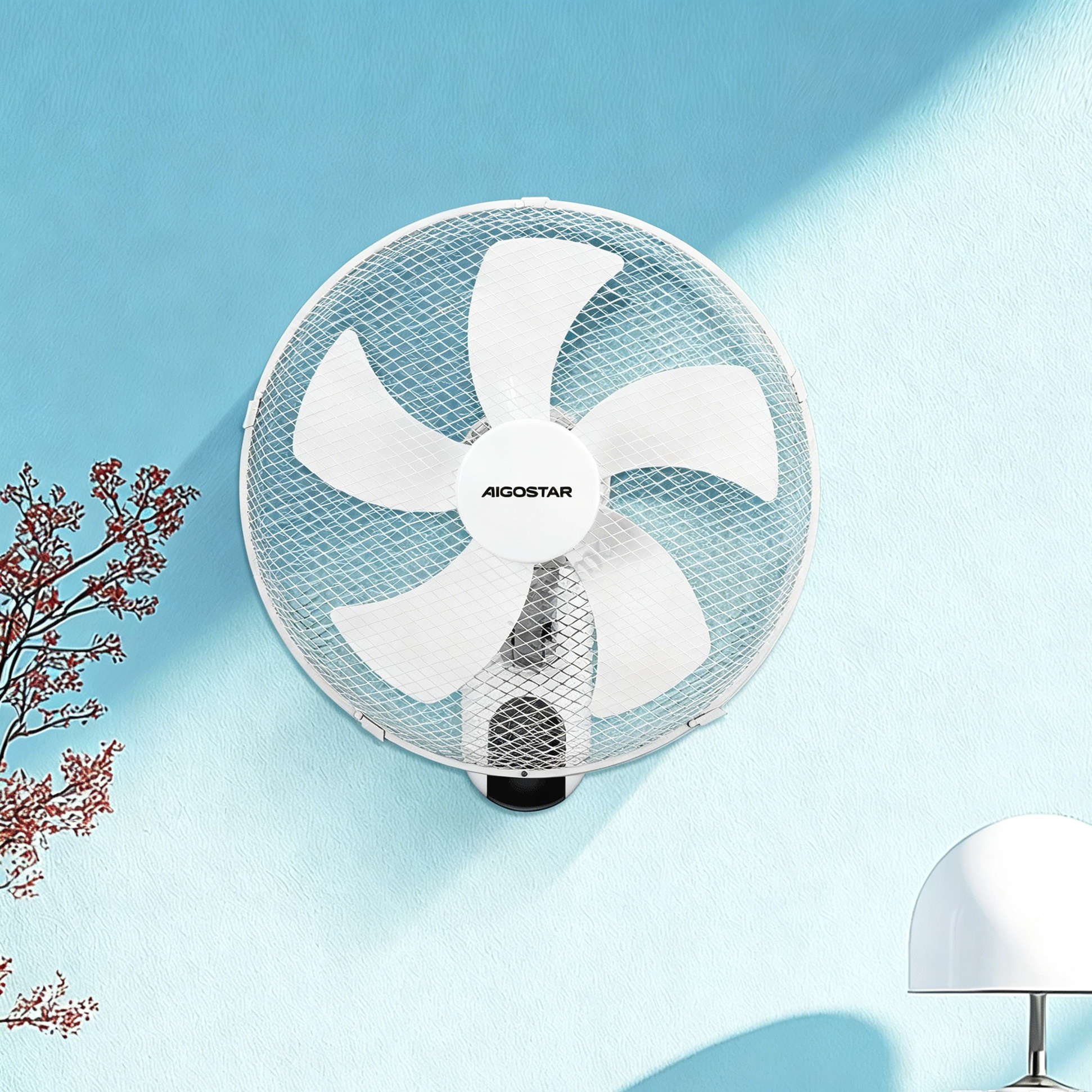 AIGOSTAR VENTILATORE DA PARETE CON TELECOMANDO