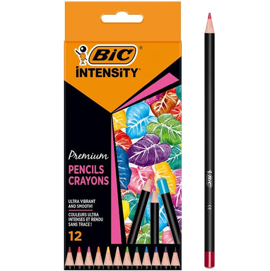 Pastello bic intensity 12 colori premium