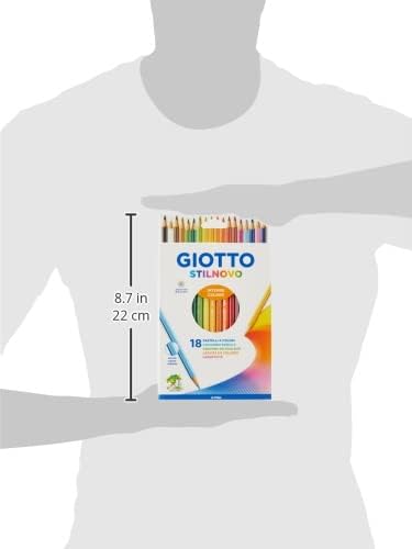 Pastello giotto stilnovo 18 colori