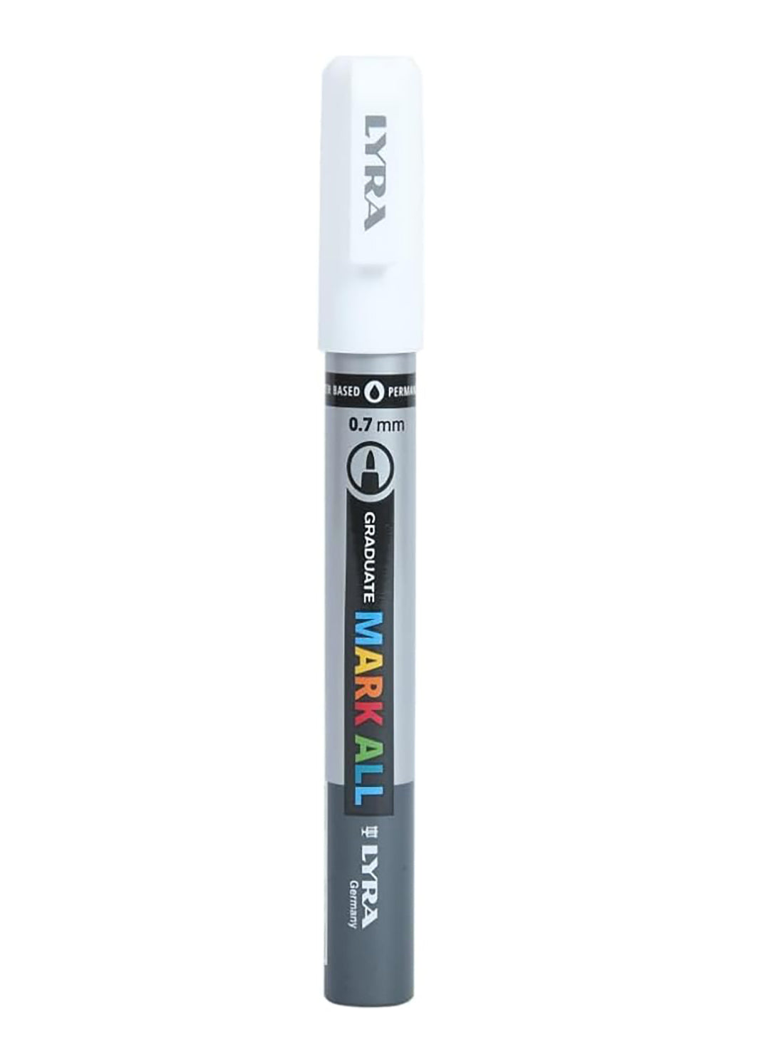 Marcatore Lyra Graduate mark all 0,7 mm bianco