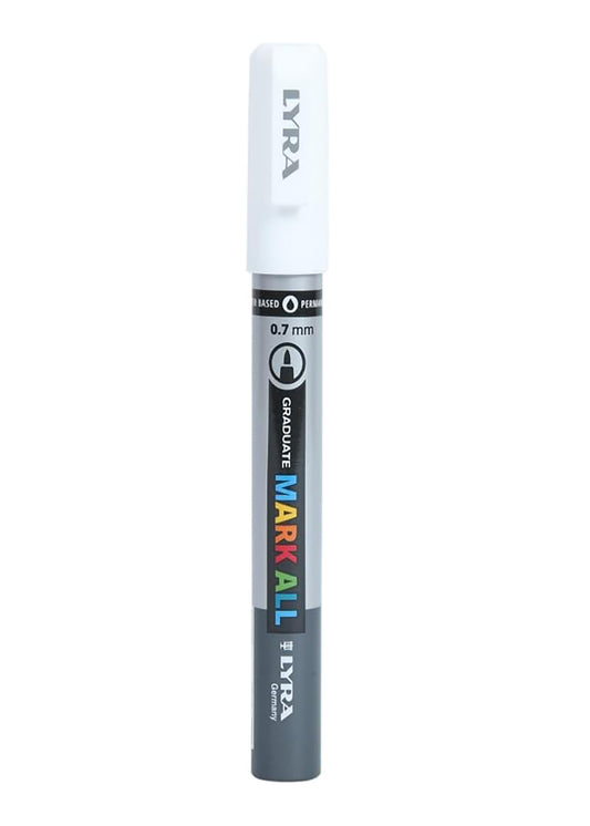Marcatore Lyra Graduate mark all 0,7 mm bianco