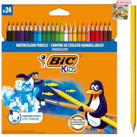 Bic matite acquerellabili confezione da 24 pezzi