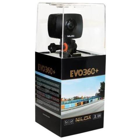 NILOX Action Cam EVO 360+ Full HD Sensore CMOS 4,5Mpx Wi-Fi