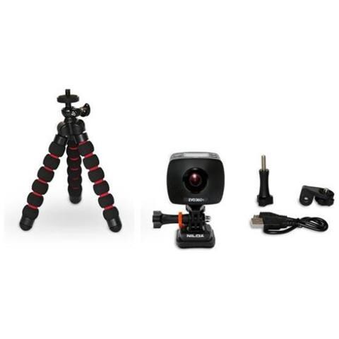 NILOX Action Cam EVO 360+ Full HD Sensore CMOS 4,5Mpx Wi-Fi