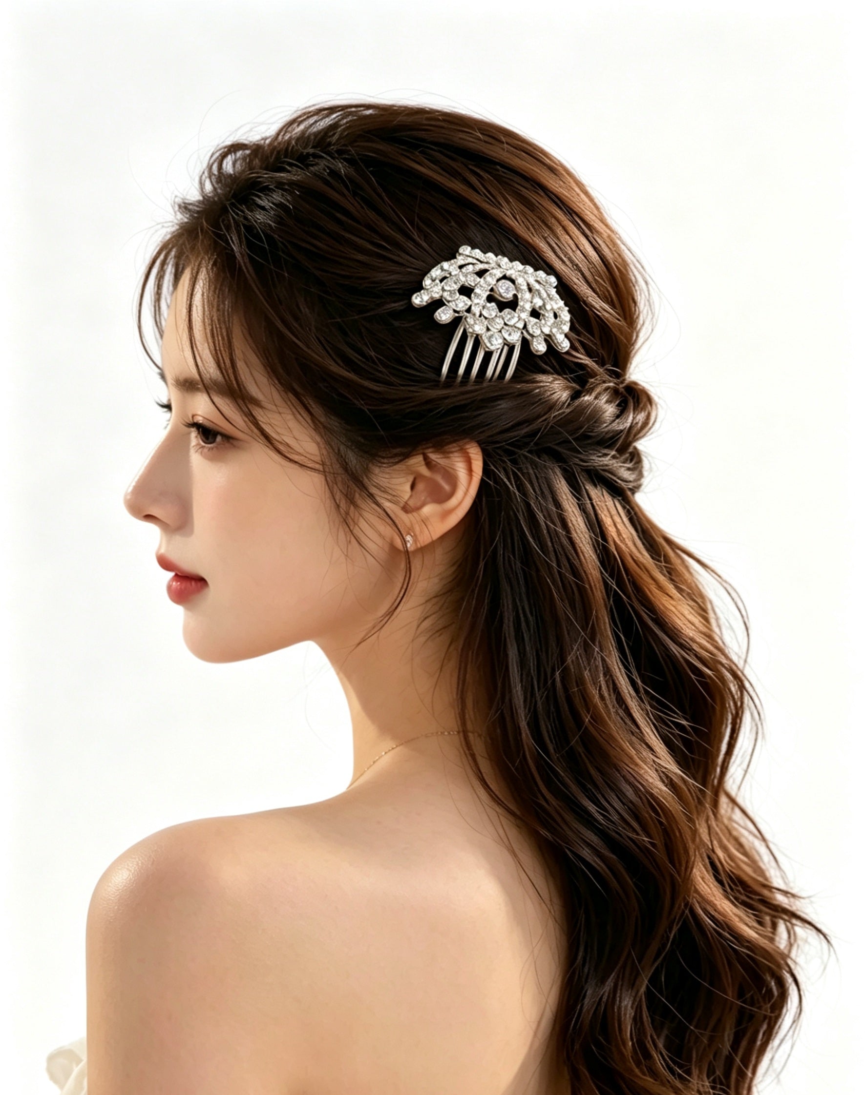 Accessorio Capelli Corona Brillante