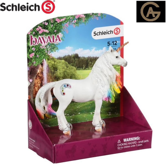 Schleich giumenta di unicorno arcobaleno