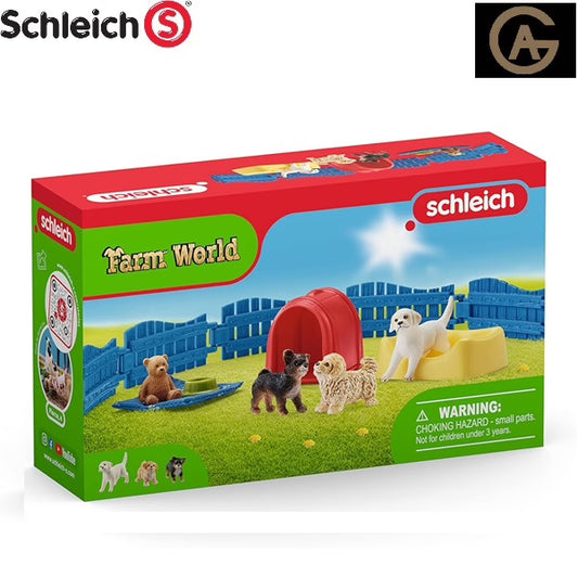 Schleich cucce e cuccioli