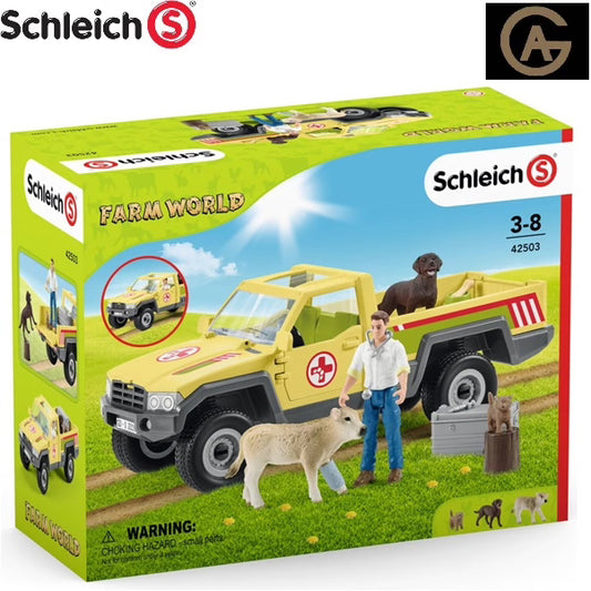 Schleich pick up del veterinario
