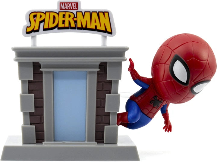 YuMe Toys Marvel Hero Box Tower Series Mini Figures Spider Man 8 Cm