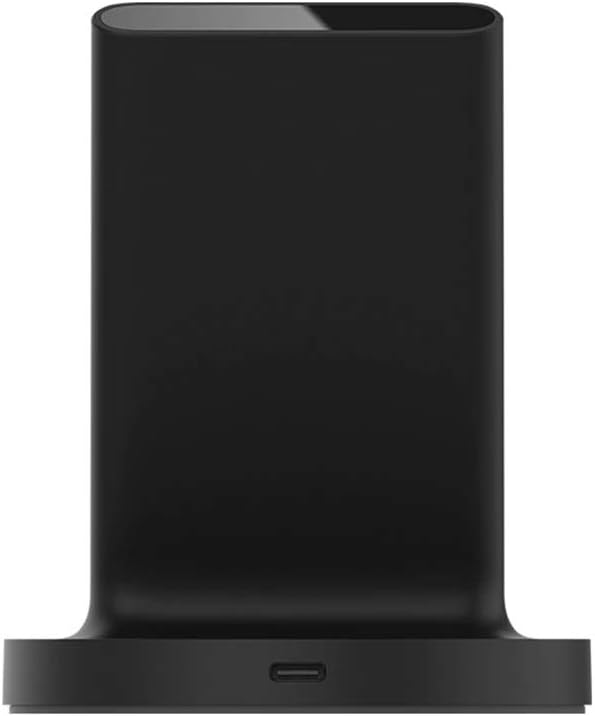 Xiaomi Caricatore Wireless 20W Stand Ricarica Rapida Qi Base Verticale in colore nero