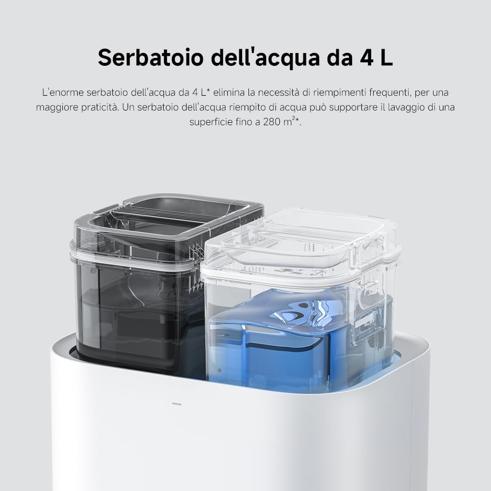 Xiaomi Robot Vacuum X20+, Robot Aspirapolvere Lavapavimenti