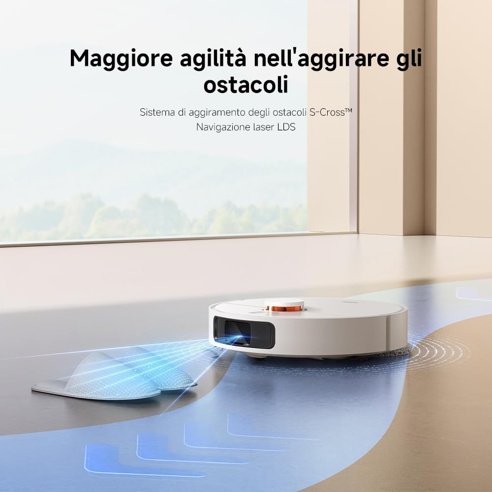 Xiaomi Robot Vacuum X20+, Robot Aspirapolvere Lavapavimenti
