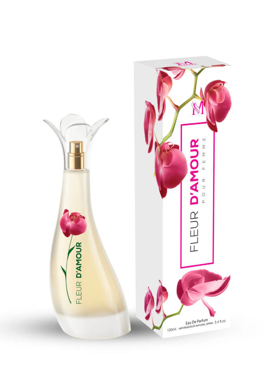 Fleur d'amour pour femme eau de parfum 100ml Montage