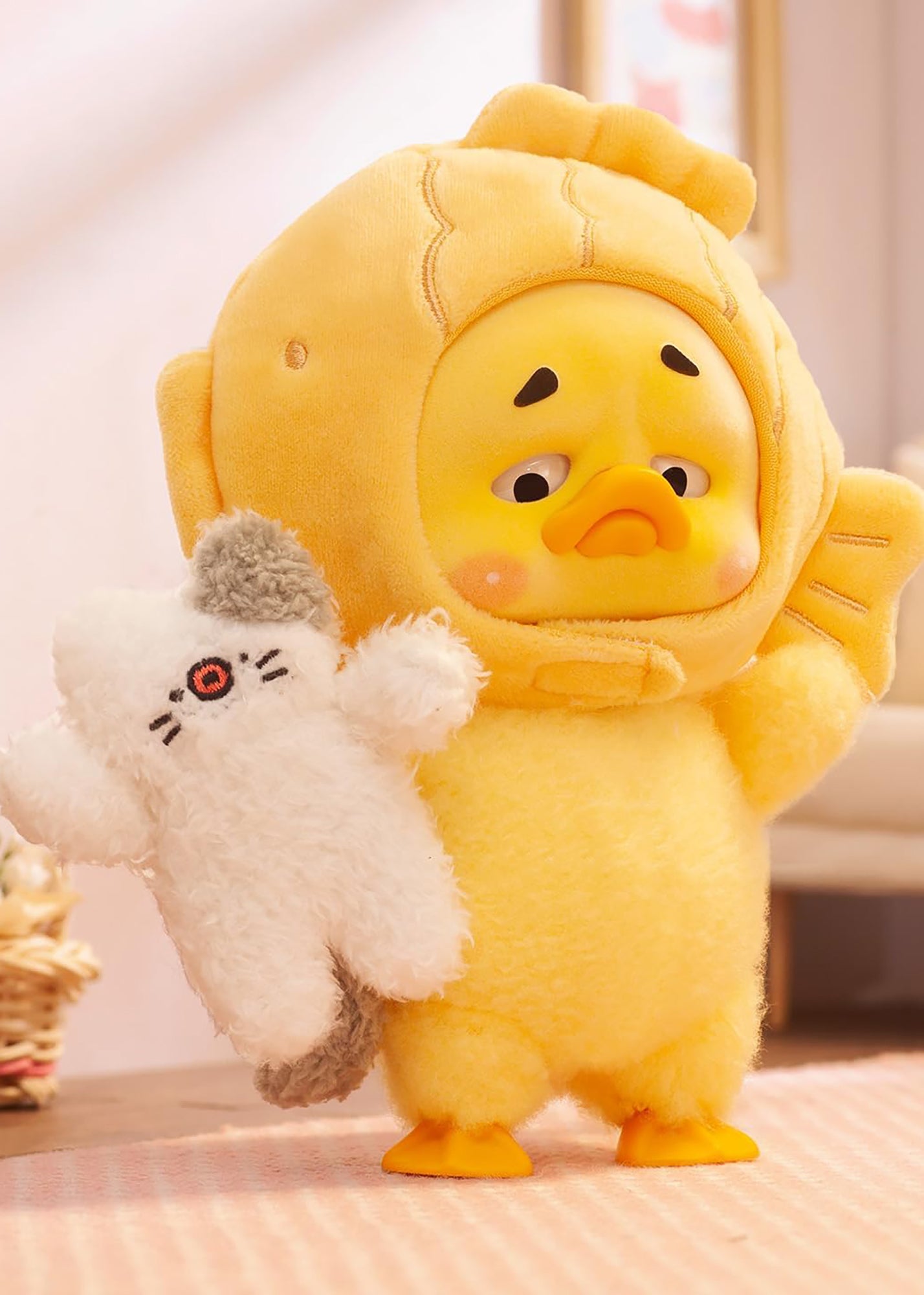 RONGCREATOR Upset Duck Mystery - Act Cute Duck 18 cm - 6 da collezionare (+1 segreto) - Vari stili - Peluche con PVC. Idea regalo originale, prodotto ufficiale. Figure da collezione. +12 Anni.