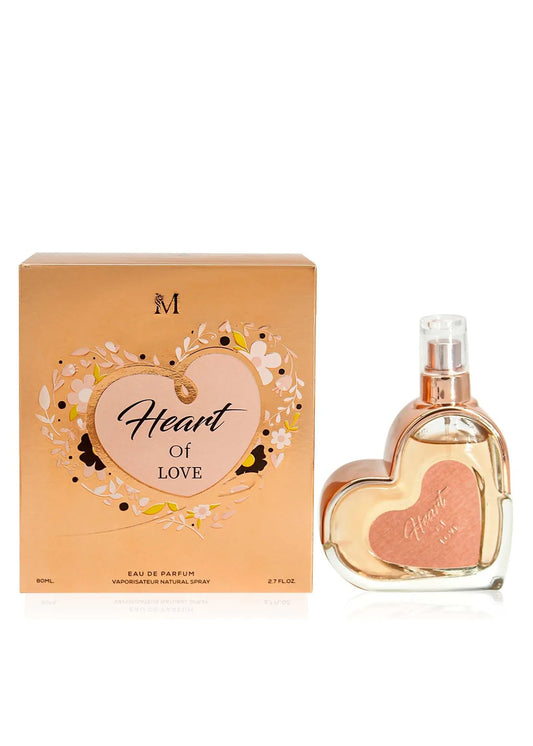 Profumo donna eau de parfum heart of love flacone da 80ml