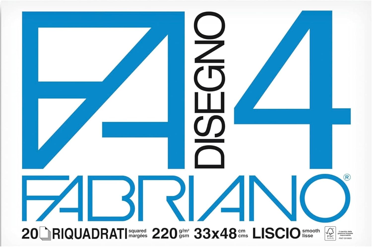 Blocco fabriano  797 - f4 33X48 fg.20 liscio