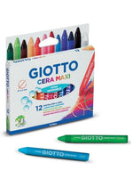 Pastelli a cera giotto maxi 12 colori