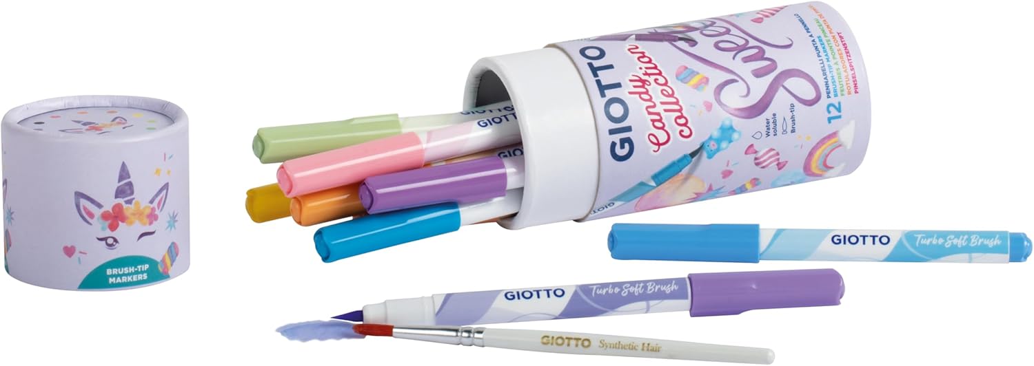 Pennarelli candy collectiTubo 12 pz colori ass.