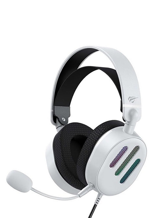Havit cuffie gaming  con rgb pieghevole a 90��